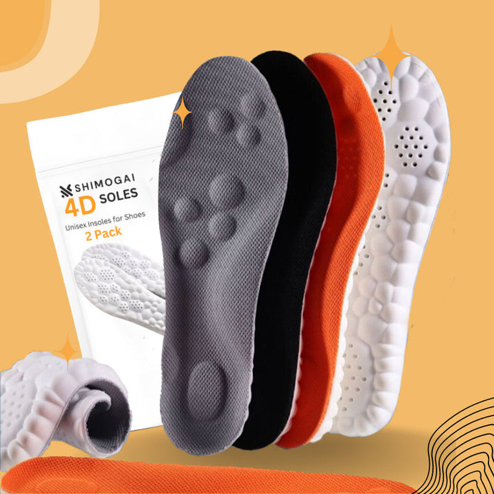 Shimogai 4D Soles® - Unisex Shoe Insoles